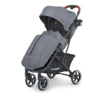 Дитяча прогулянкова коляска El Camino ME 1090-1 LOONA Smoke Gray/ з дощовиком і сіткою**