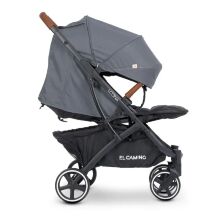 Дитяча прогулянкова коляска El Camino ME 1090-1 LOONA Smoke Gray/ з дощовиком і сіткою**