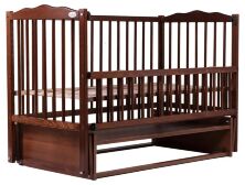 Ліжко Babyroom Веселка маятник, відкидний пліч DVMO-2 бук горіх