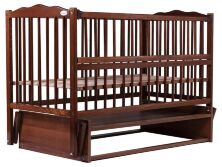 Ліжко Babyroom Веселка маятник, відкидний пліч DVMO-2 бук горіх