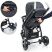 Дитяча прогулянкова коляска El Camino ME 1023L Focus Graphite сірий