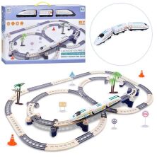 Дитяча залізниця 1628-2 42 деталі, Локомотив, 2 вагони