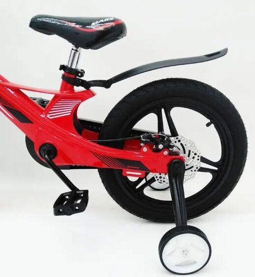 Дитячий двоколісний велосипед MARS-2 Evolution колеса 16 дюймів магнезиевая рама червоний