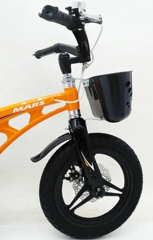 Велосипед дитячий двоколісний MARS-14 дискові гальма колеса 14 дюймів помаранчевий