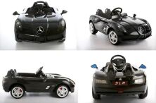 Дитячий електромобіль легковий автомобіль Bambi Mercedes DMD 158 EBRS-2 чорний автопокраска**