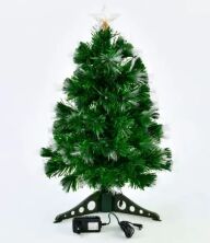 Новорічна ялинка сосна штучна розбірна C 29330 з Led підсвічуванням 55 гілок зелена