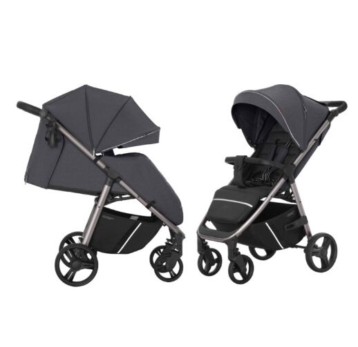 Коляска прогулянкова CARRELLO Bravo CRL-8512/1 Serious Grey + дощовик