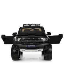 Дитячий електромобіль Ford шкіряне сидіння M 4174EBLR-2 чорний