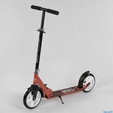 Самокат дитячий двоколісний складаний Best Scooter 45633 кольорові колеса червоний