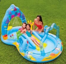 Intex 57139, дитячий ігровий центр басейн з гіркою Русалки