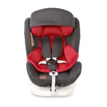 Дитяче автокрісло Lorelli (Bertoni) Lusso SPS isofix 0-36 kg Black-Red чорно-червоне