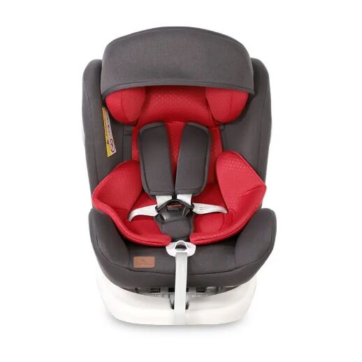 Дитяче автокрісло Lorelli (Bertoni) Lusso SPS isofix 0-36 kg Black-Red чорно-червоне