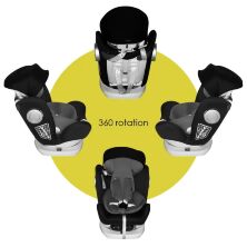 Дитяче автокрісло Lorelli (Bertoni) Lusso SPS isofix 0-36 kg Black-Red чорно-червоне