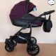 Дитяча універсальна Коляска 2 в 1 Lorex Льон + ЕКО шкіра