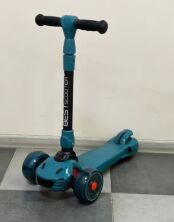 Складаний самокат дитячий триколісний Best Scooter CR-84305 MAXI бірюзовий