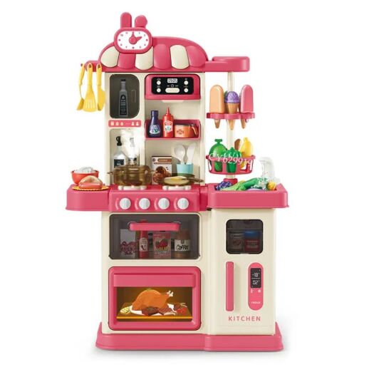 Дитяча ігрова кухня 82 см G781A інтерактивна (47 предметів) червона