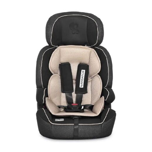 Дитяче регульоване автокрісло з БУСТЕРОМ Lorelli (Bertoni) Navigator 9-36 kg Nomad Beige Бежеве