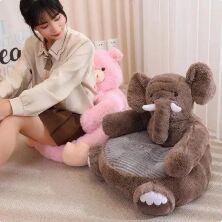 Дитяче м'яке плюшеве крісло-іграшка Слоненя