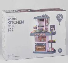 Дитяча ігрова інтерактивна КУХНЯ велика Limo Toy 889-183 з аксесуарами. Звукові і світлові ефекти**