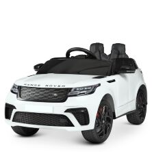 Дитячий двомісний електромобіль джип Bambi M 4841EBLR-1 Land Rover на ЄВА колесах / музика світло MP3 / білий*