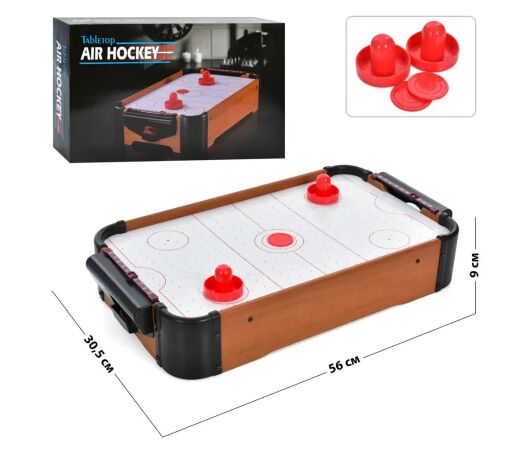 Настільна гра Повітряний хокей аерохокей 2490 дерев'яний/працює від батарейок**