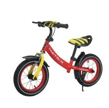 Дитячий біговел-велобіг BALANCE TILLY колеса 12 дюймів Matrix T-21259/1 Black Yellow з ручним гальмом