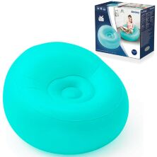 Крісло велюрове BESTWAY 75081 бірюзове