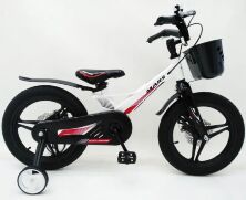 Дитячий двоколісний велосипед MARS-2 Evolution колеса 16 дюймів магнезиевая рама білий