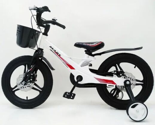 Дитячий двоколісний велосипед MARS-2 Evolution колеса 16 дюймів магнезиевая рама білий
