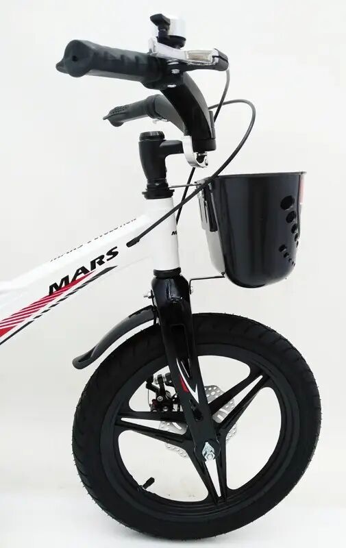 Дитячий двоколісний велосипед MARS-2 Evolution колеса 16 дюймів магнезиевая рама білий