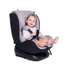Дитяче автокрісло Lorelli (Bertoni) NEBULA Isofix 0-36 kg Grey Crowns сіре