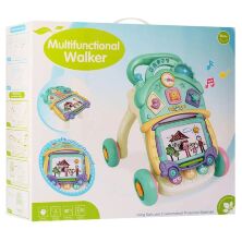 Розвиваючий музичний дитячий ігровий центр S921 Каталка ходунки штовхач столик**