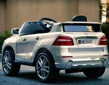 Дитячий електромобіль Джип Mercedes Benz M 3568EBLRS-11 сірий автопокраска**