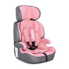 Дитяче регульоване автокрісло з БУСТЕРОМ для дівчинки Lorelli (Bertoni) Navigator 9-36 kg Rose Velvet Рожеве