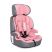 Дитяче регульоване автокрісло з БУСТЕРОМ для дівчинки Lorelli (Bertoni) Navigator 9-36 kg Rose Velvet Рожеве