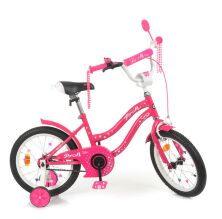 Велосипед дитячий двоколісний PROFI Star XD1891 колеса 18 дюймів світло дзвінок рожевий