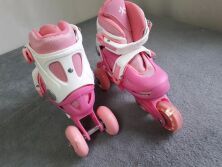 Ролики Дитячі Рожеві16021 розмір S (31-34) парні задні колеса