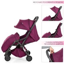 Дитяча прогулянкова коляска El Camino ME 1034L HANDY Denim Sangria фіолетовий**