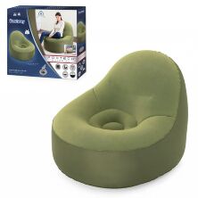 Крісло велюрове BESTWAY 75082 зелене