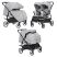 Коляска прогулочная CARRELLO Connect CRL-5502/1 Rock Gray для двійні c перенесенням