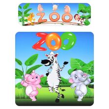 Дитячий стіл зі стільчиком Bambi BSM2K-33 Зоопарк**