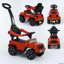 Машина каталка толокар JOY 808 W-5566 світлові ефекти червоний