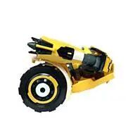 Робот-трансформер машина JC18002 звук, світло стріляє кулею на батарейках жовтий