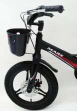 Дитячий двоколісний велосипед MARS-2 Evolution колеса 16 дюймів магнезиевая рама чорний