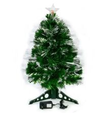 Новорічна ялинка сосна штучна розбірні висота 60 см C 29327 з Led підсвічуванням 55 гілок зелена