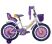 Дитячий велосипед для дівчинки Azimut Girls колеса 16 дюймів з передньої кошиком/сидінням для ляльки/фіолетовий