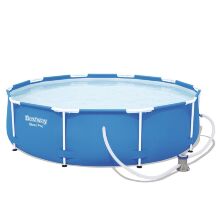 Каркасний круглий басейн BESTWAY 56679 / розмір 305-76см / обсяг 4485л з фільтр-насосом **