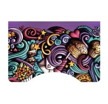 Дитяча регульована парта зі стільчиком растишка Bambi B 2071-106-5 Орнамент рожевий**