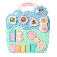 Розвиваючий музичний дитячий ігровий Столик 2в1 999G-H Центр з музикою і світловими ефектами