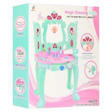 Дитячий туалетний столик, трюмо для дівчинки 3310 з аксесуарами / Дзеркало проявляється картинка / музика світло**